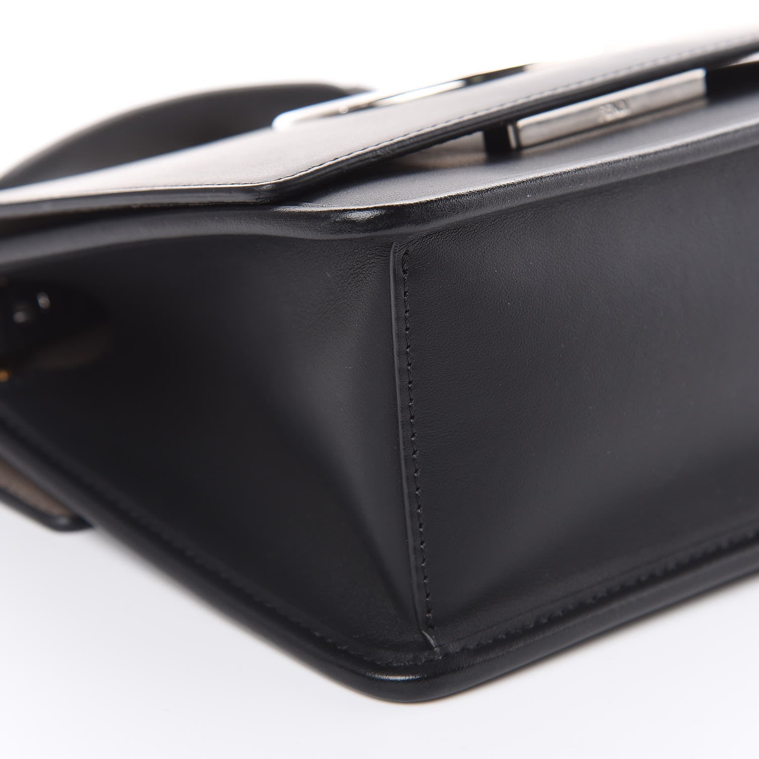 Fendi Vitello Century Opaco F is Fendi Small Kan I Shoulder Bag Black 9 of 11