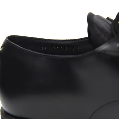 Louis Vuitton Calfskin Mens Formal Derby Shoes 11 Black 8 of 15