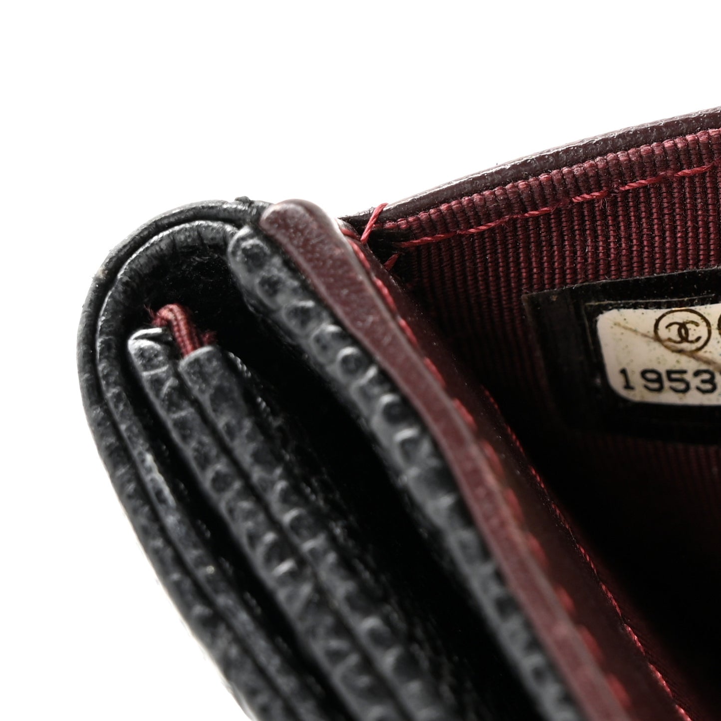 Caviar Quilted Compact French Flap Wallet Black