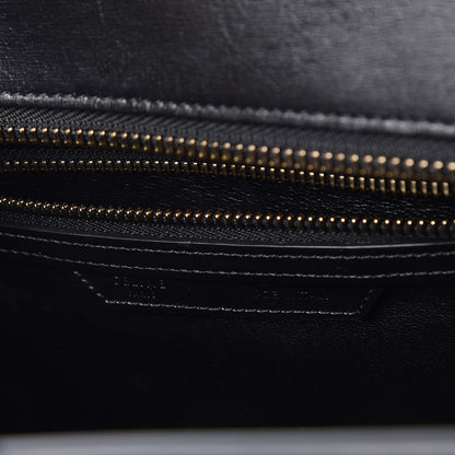Celine Smooth Calfskin Multicolor Double Stitching Micro Luggage Black 6 of 7