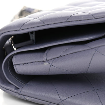 Chanel Lambskin Quilted Jumbo Double Flap Light Purple 12 of 14