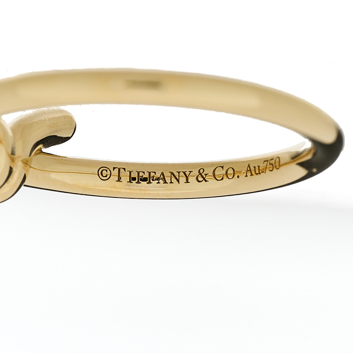 18K Yellow Gold Knot Ring 50 5.5
