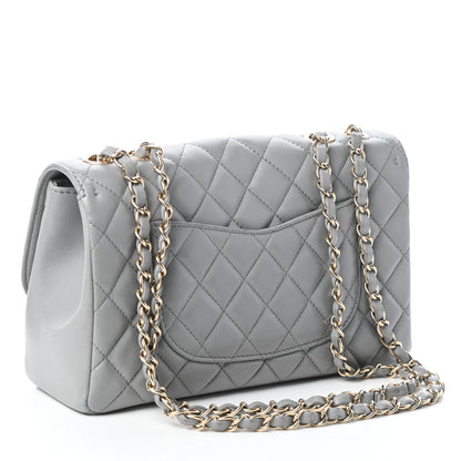 Chanel Lambskin Quilted Medium Mademoiselle Chic Flap Gris 3 of 10