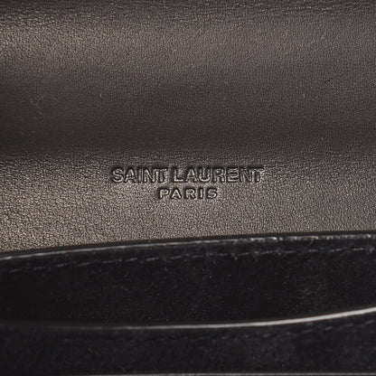 Saint Laurent Smooth Calfskin Mini Classic Monogram Kaia Satchel Black 6 of 9