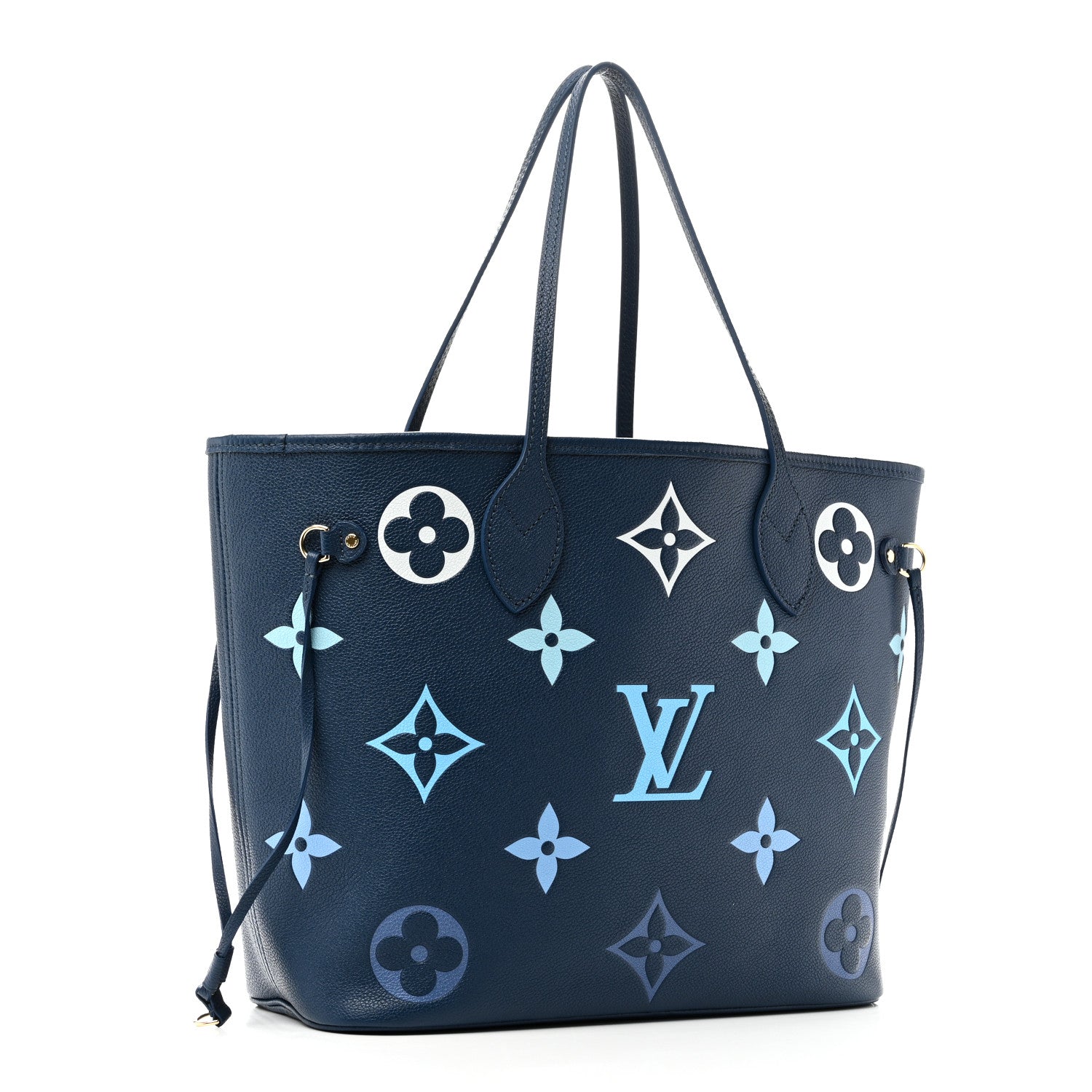 Louis Vuitton Empreinte Monogram Giant Neverfull MM Degrade Bleu 4 of 10