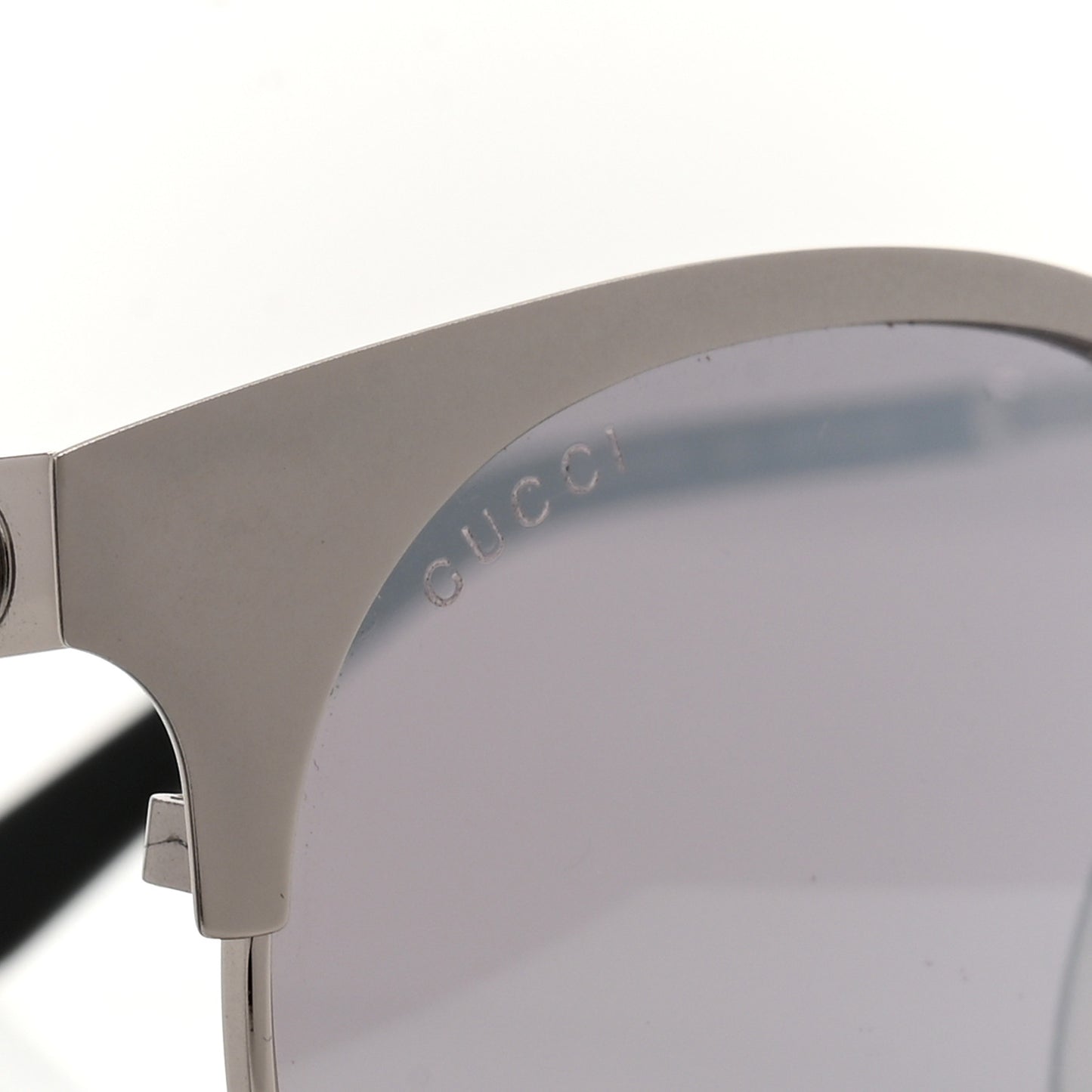 Round Metal GG0075SK Sunglasses Silver