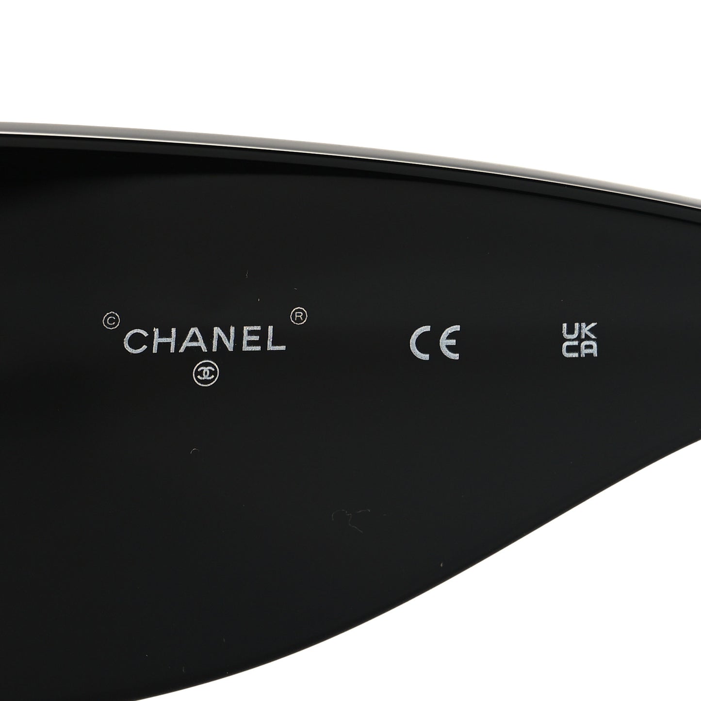 Acetate CC Logo Square Sunglasses 71628 Black White