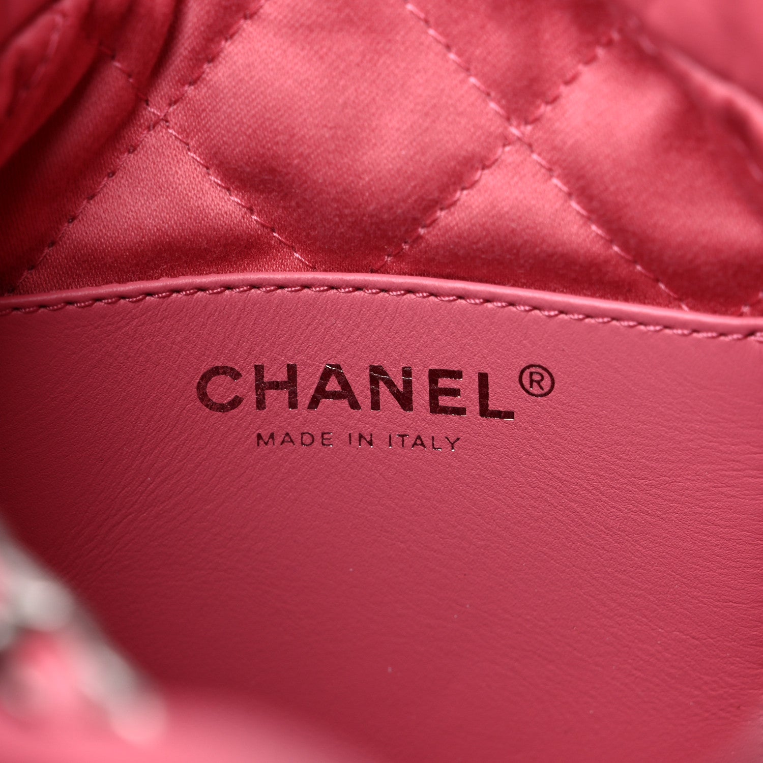 Chanel Shiny Calfskin Quilted Mini Chanel 22 Pink 6 of 10