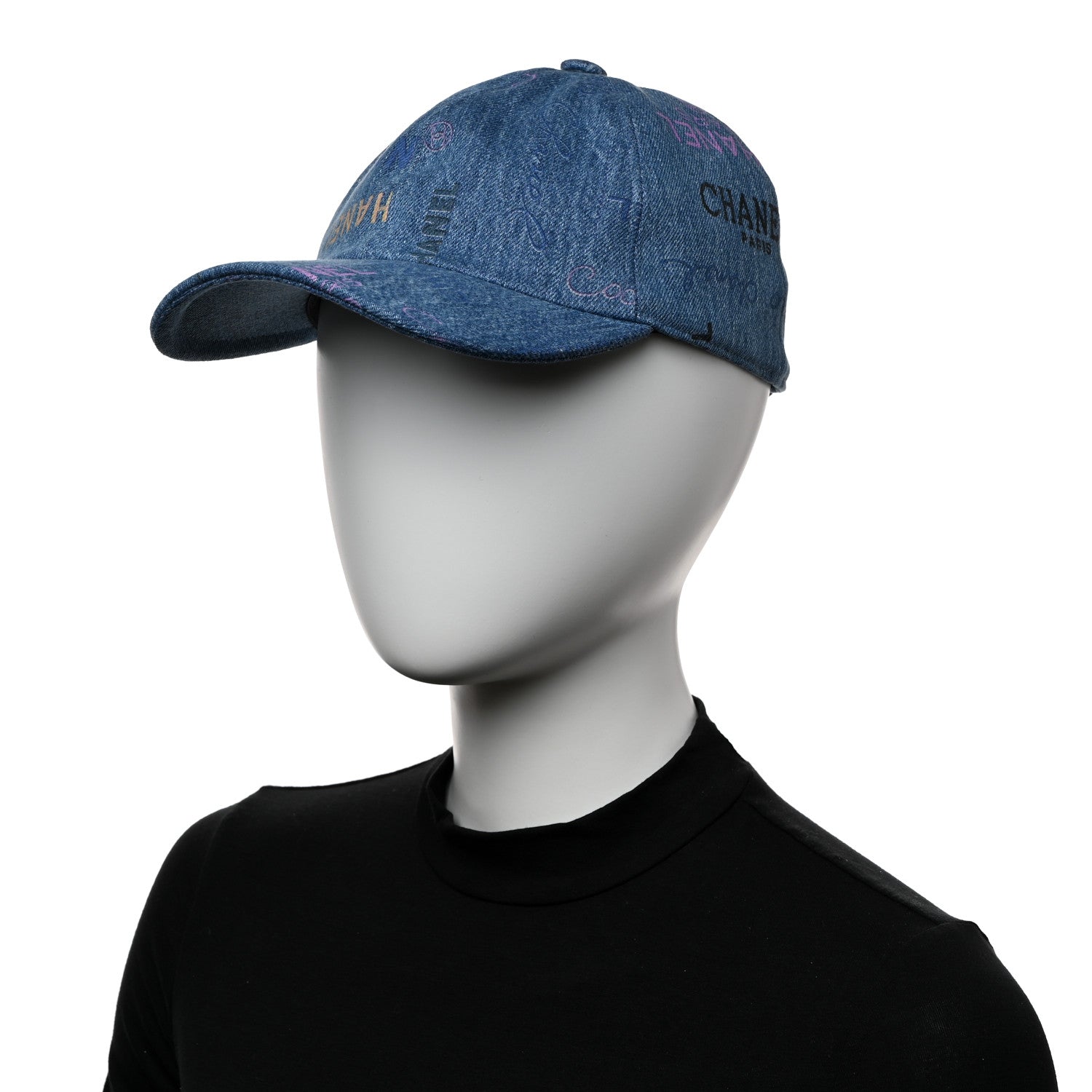 Chanel Denim Mood Cap Hat Blue 2 of 9