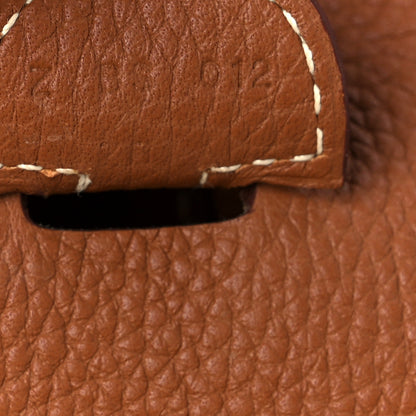Hermes Taurillon Clemence Evelyne III PM Gold 7 of 12