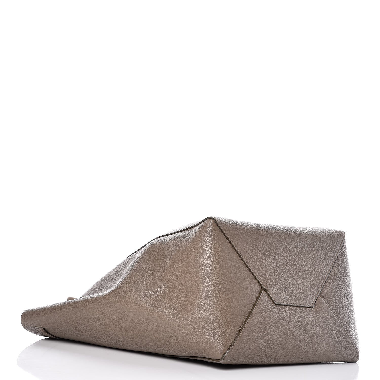 Celine Soft Grained Calfskin Medium Belt Cabas Phantom Taupe 4 of 19