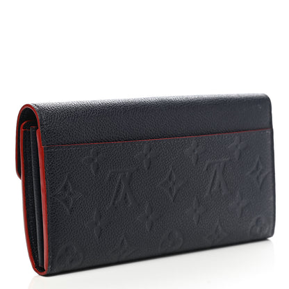 Louis Vuitton Empreinte Sarah Wallet NM Marine Rouge 3 of 7