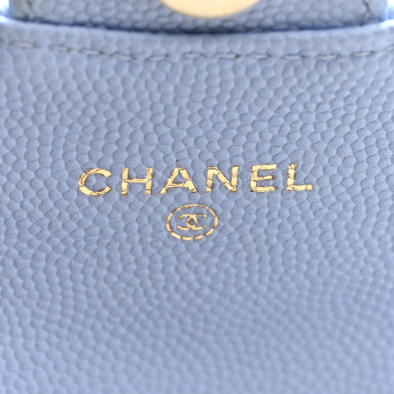 Chanel Caviar Quilted Mini Chain Belt Bag Light Blue 6 of 10