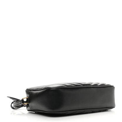 Saint Laurent Calfskin Matelasse Monogram Lou Camera Bag Black 4 of 10
