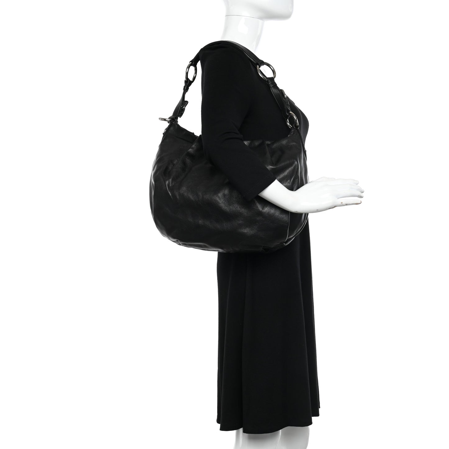 Soft Calf Hobo Black