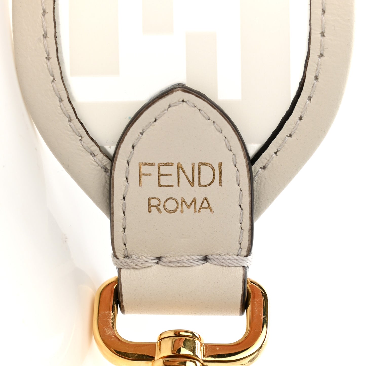 TPU FF Calfskin Strap You White