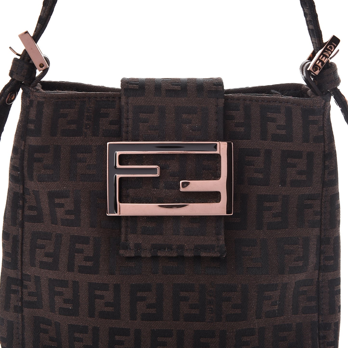 Zucchino Mini Shoulder Bag Dark Brown