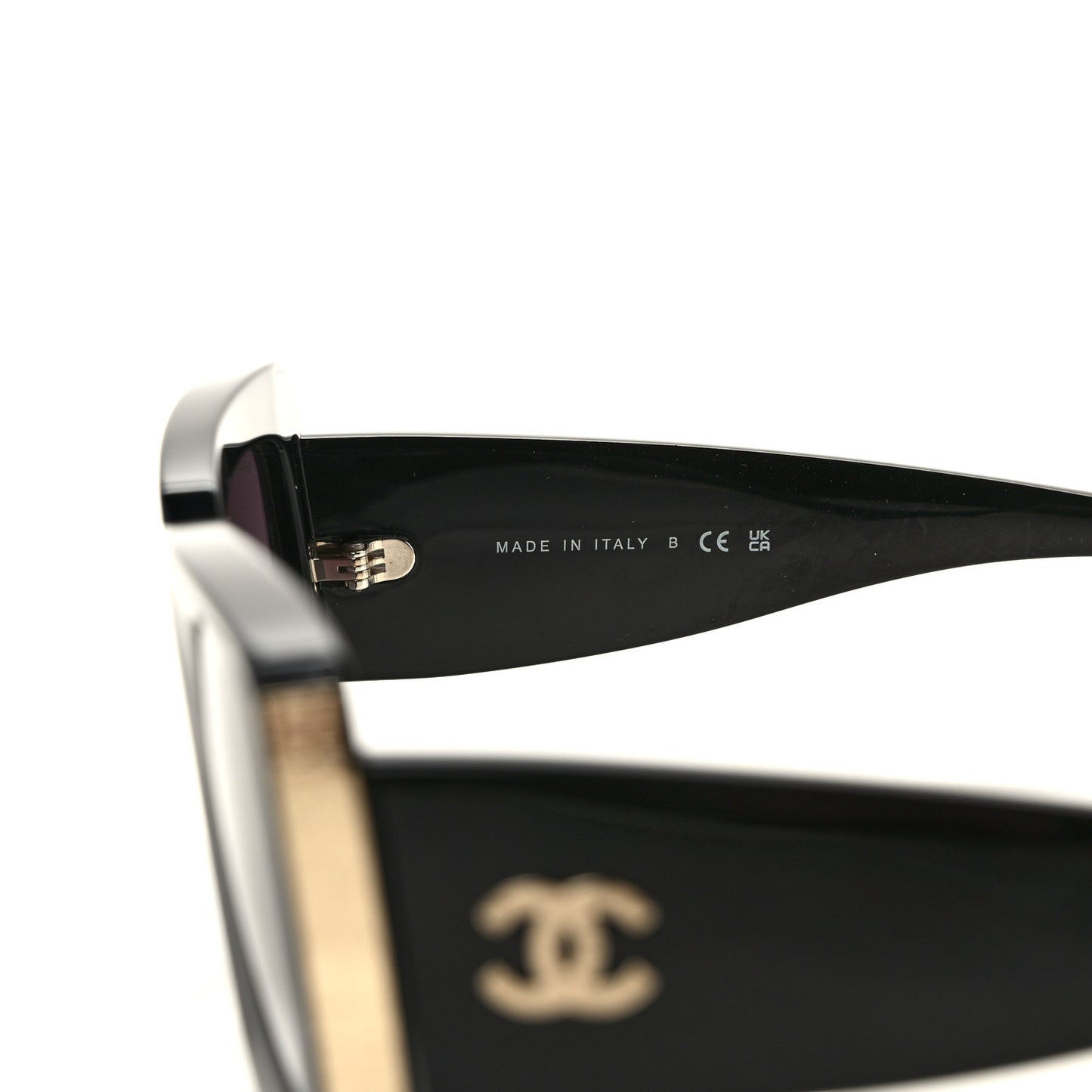 Acetate Rectangle Sunglasses 5435 Black