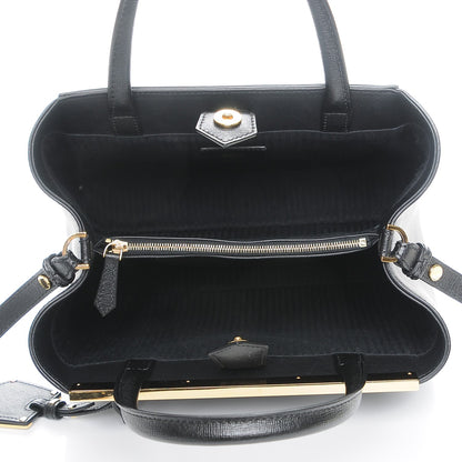 Fendi Vitello Elite Petite 2Jours Tote Black 6 of 8