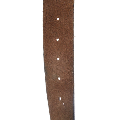 Gucci Calfskin Double G Belt 95 38 Dark Brown 5 of 5