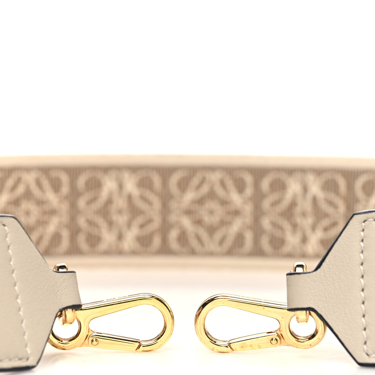 Loewe Calfskin Jacquard Anagram Strap Natural 3 of 6