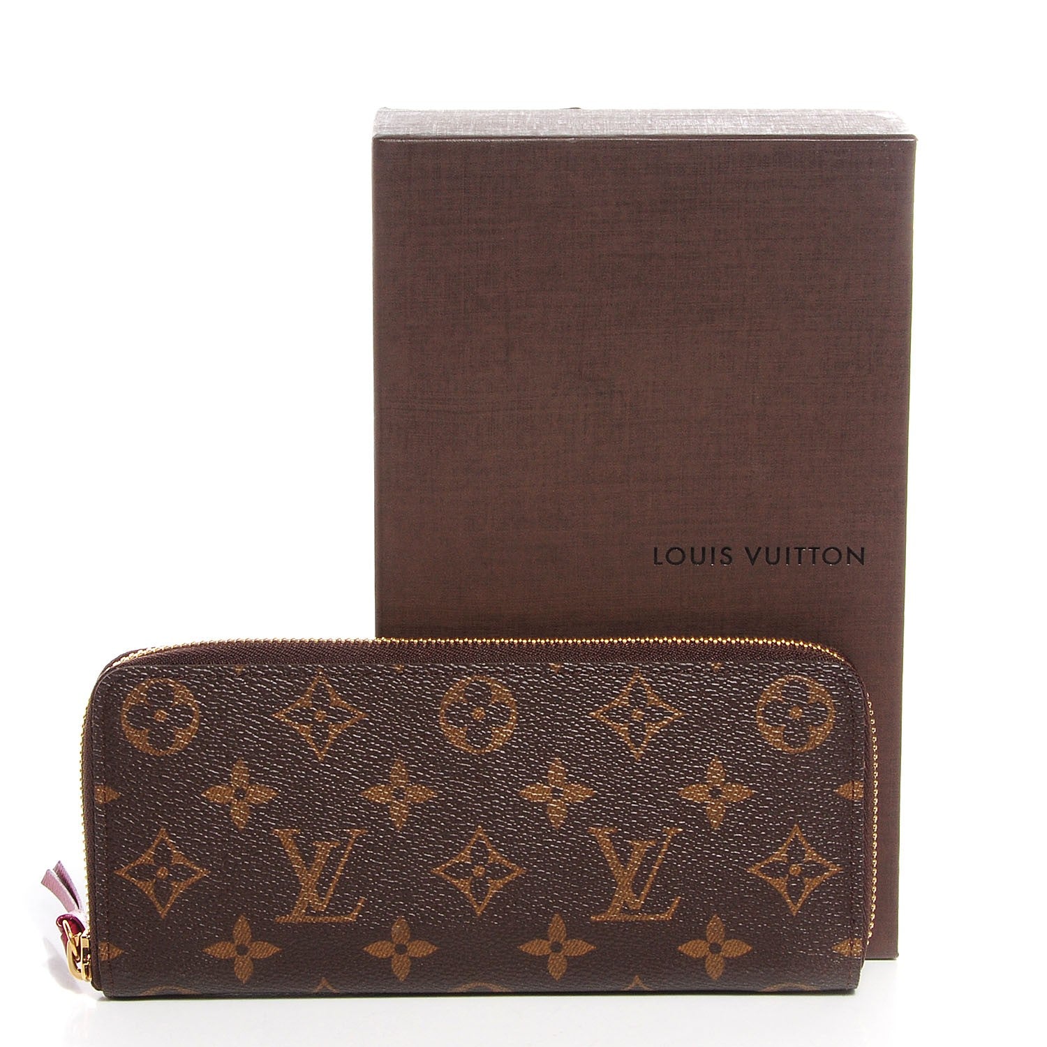 Louis Vuitton Monogram Clemence Wallet Fuchsia 5 of 8