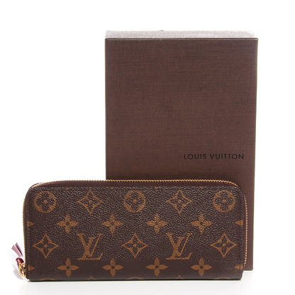 Louis Vuitton Monogram Clemence Wallet Fuchsia 5 of 8