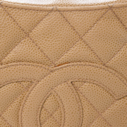 Chanel Caviar Quilted Timeless CC Shoulder Bag Beige 18 of 22