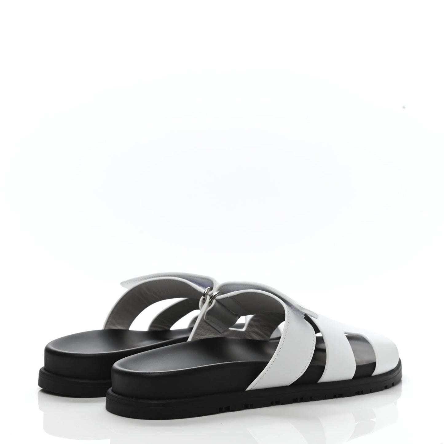 Calfskin Womens Chypre Sandals 39 White
