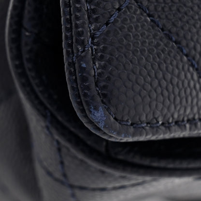 Chanel Caviar Quilted Small Chanel 25 Handbag Dark Navy 11 of 12