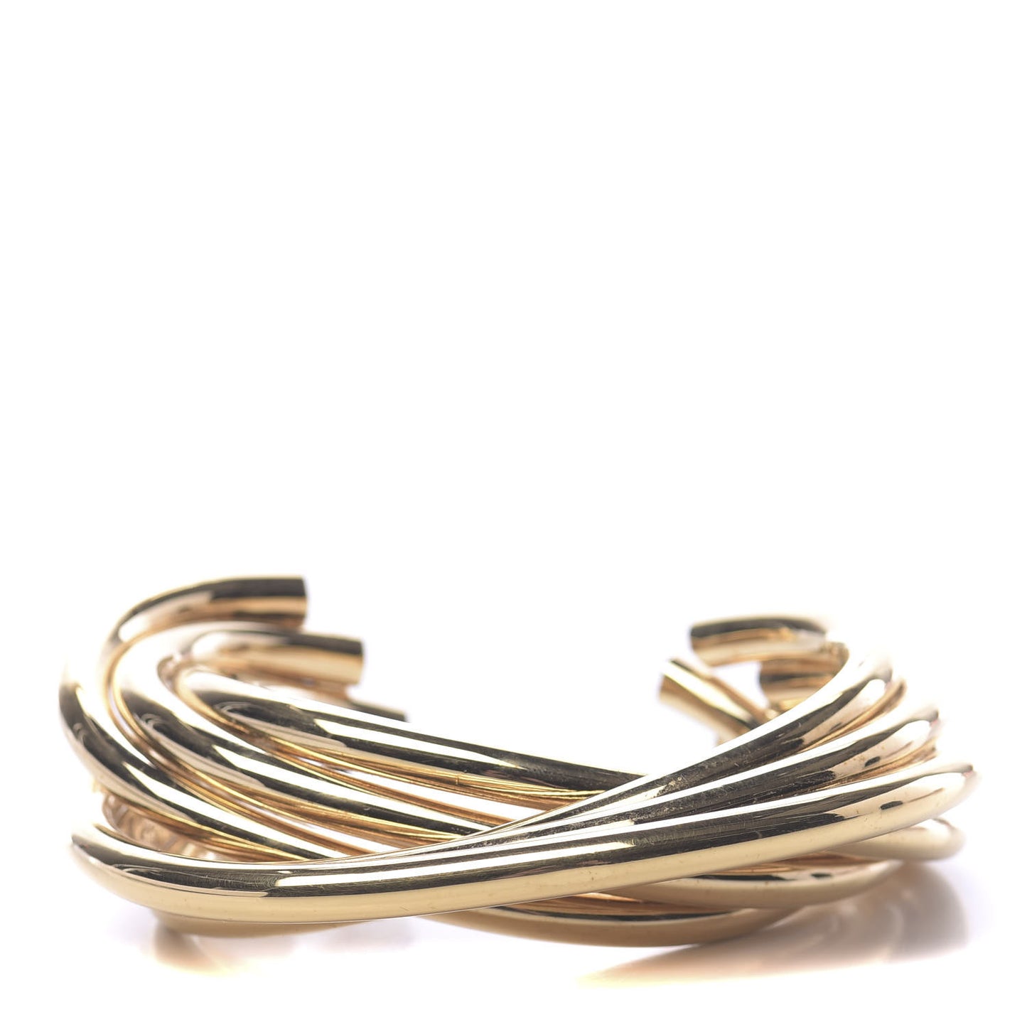 Brass Construction Cuff Bracelet M Gold