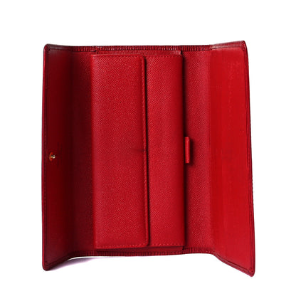 Louis Vuitton Epi Porte Tresor International Wallet Castillan Red 6 of 10