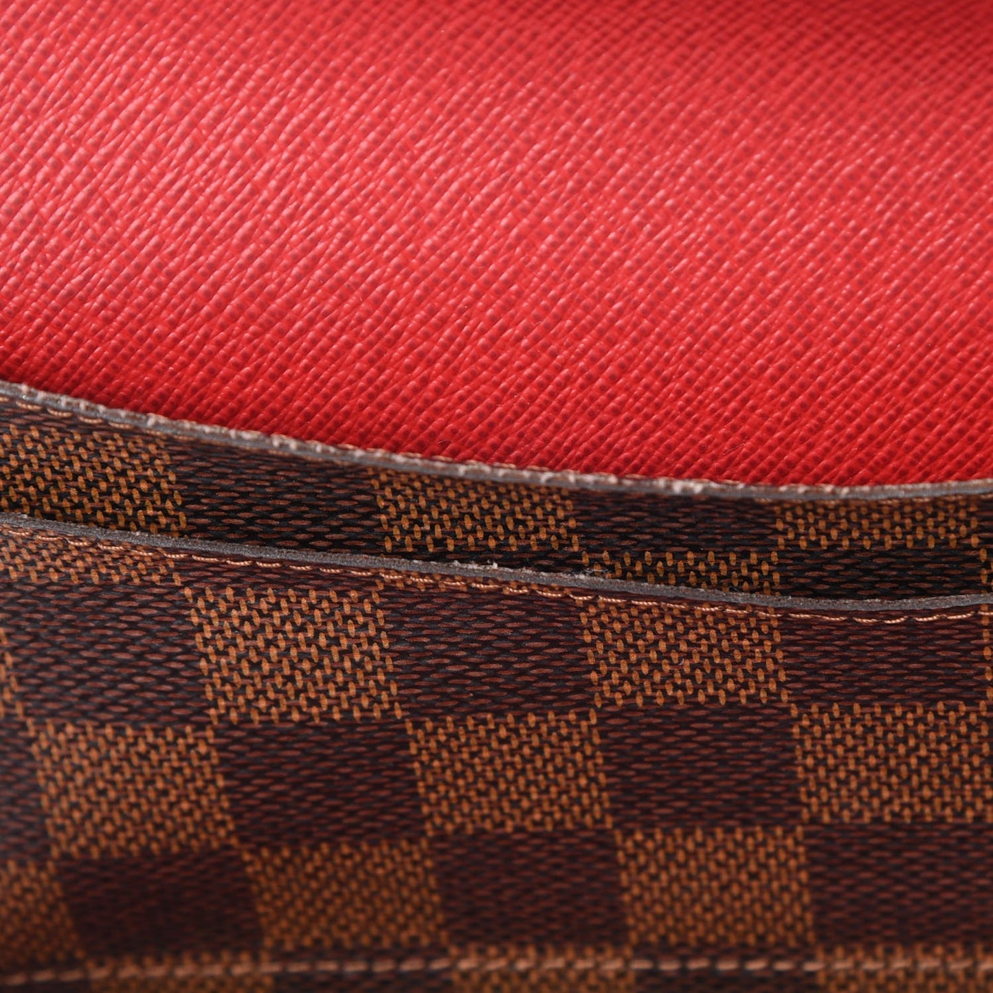 Damier Ebene Josephine Wallet Red