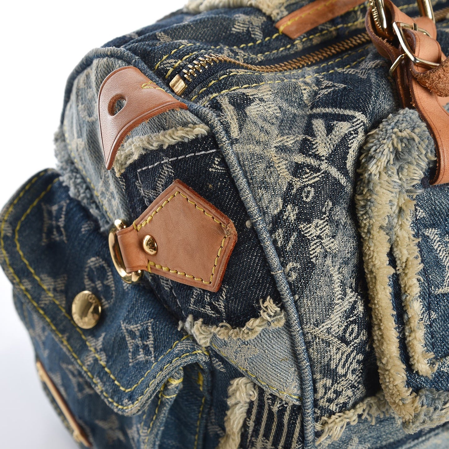 Denim Patchwork Speedy 30 Blue