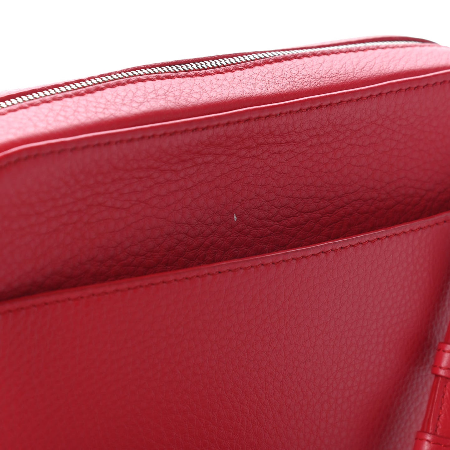 Calfskin Logo S Everyday Camera Bag Rouge Lantern Black