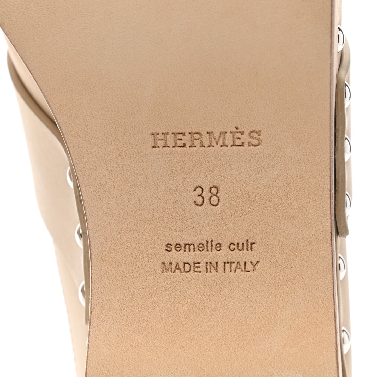 Calfskin Calya Mules 38 Hetre