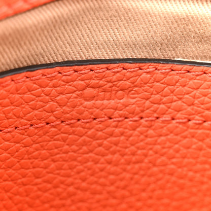 Chloe Grained Calfskin Small Marcie Saddle Bag Rusted Orange 6 of 17