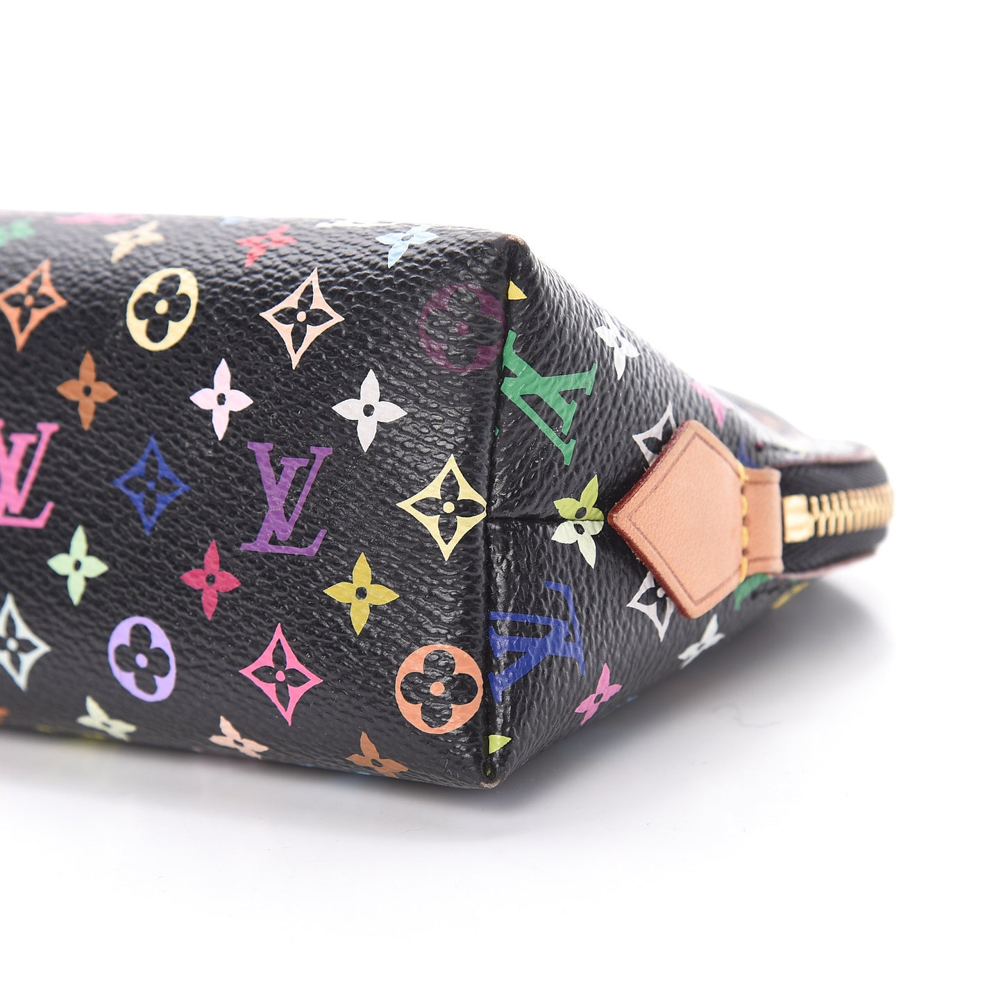 Monogram Multicolor Cosmetic Pouch Black Grenade