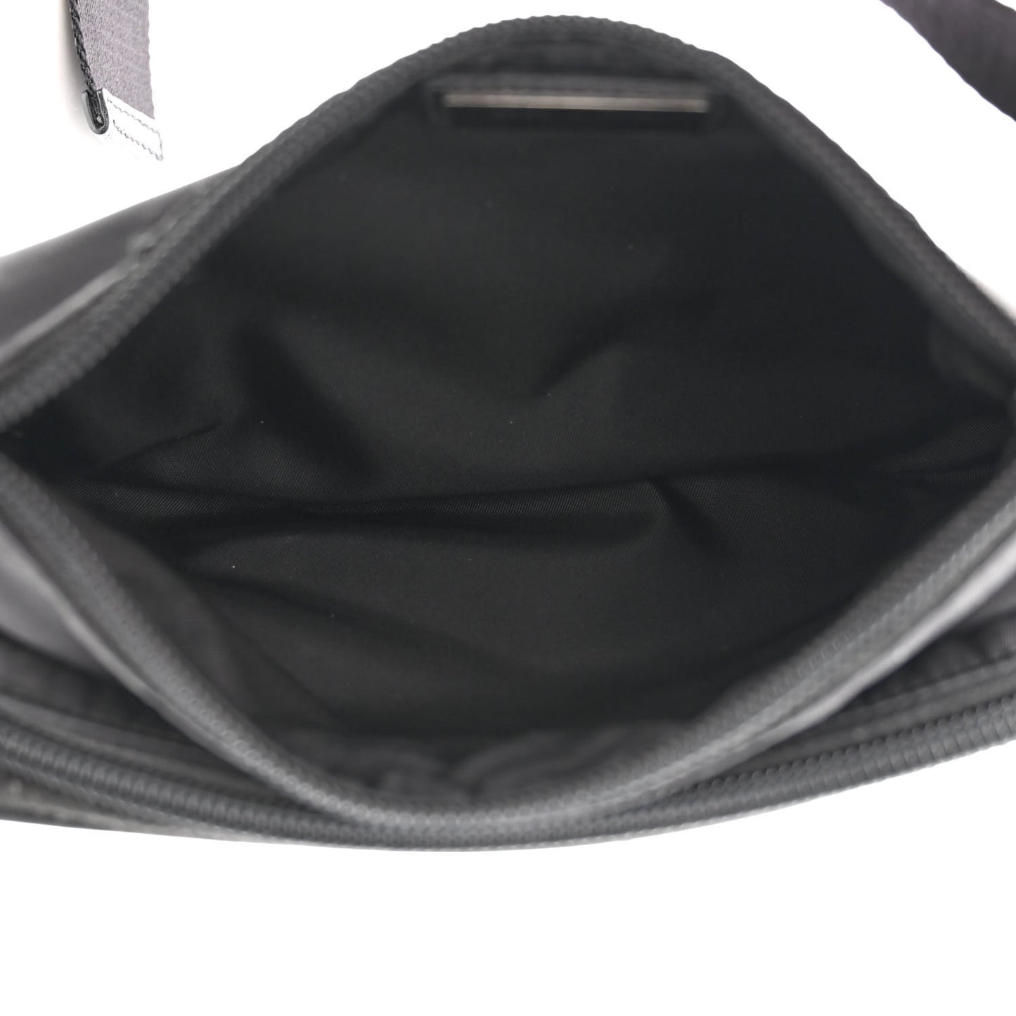 Tessuto Nylon Saffiano Belt Bag Black