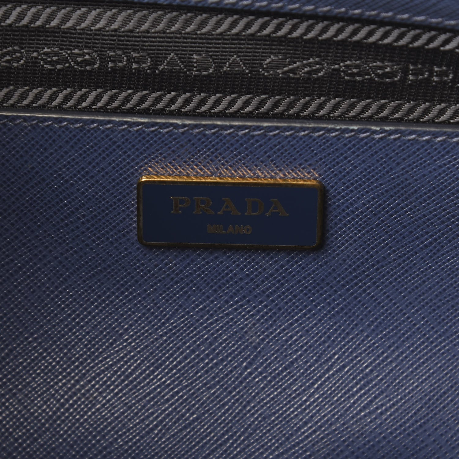 Prada Saffiano Large Galleria Double Zip Tote Bluette 9 of 18