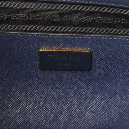 Prada Saffiano Large Galleria Double Zip Tote Bluette 9 of 18