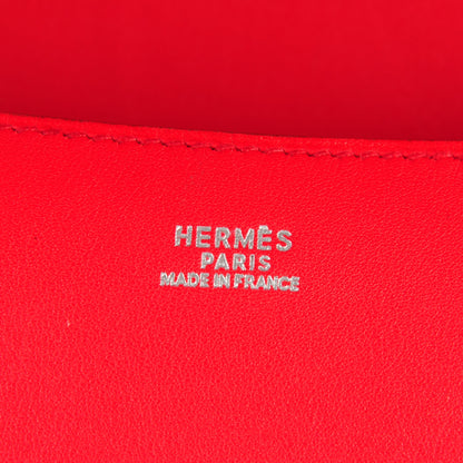 Hermes Veau Gulliver Touareg Abal Handbag Rouge Vif 6 of 7