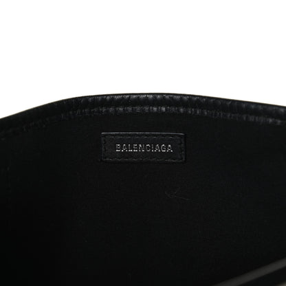 Balenciaga Cotton Canvas Calfskin Navy Cabas XS Natural Black 10 of 18