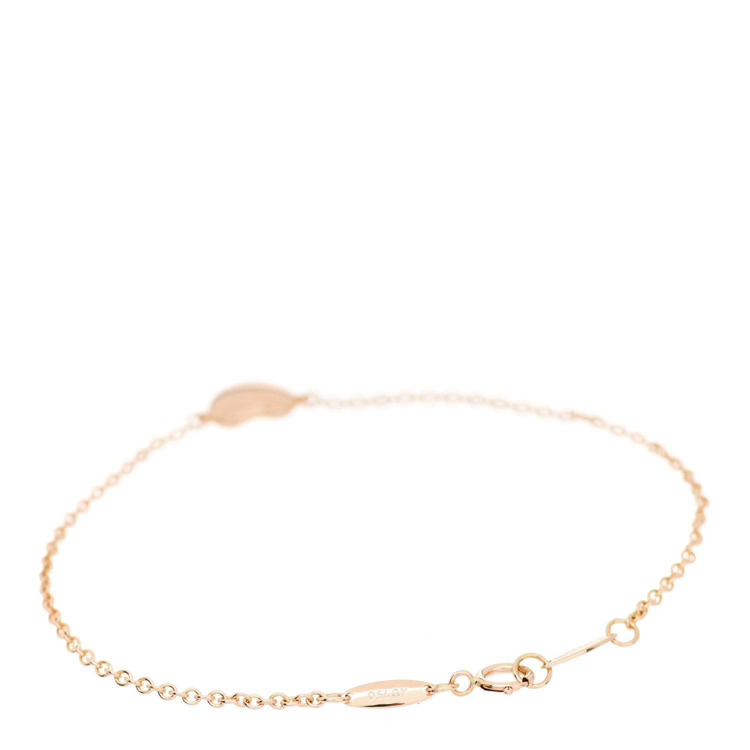 Tiffany 18K Rose Gold 9mm Elsa Peretti Bean Bracelet 2 of 6
