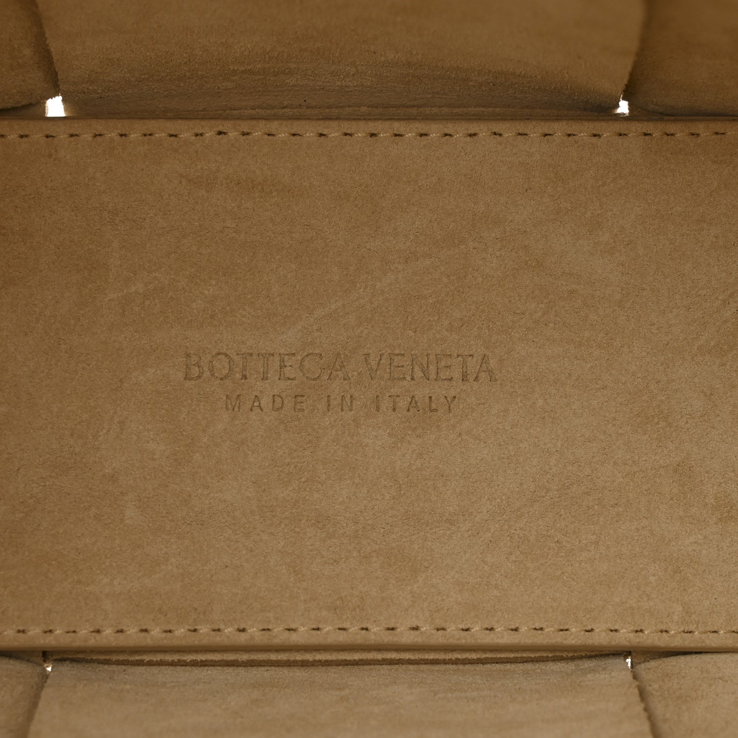 Grained Calfskin Maxi Intreccio Mini Arco Tote Porridge