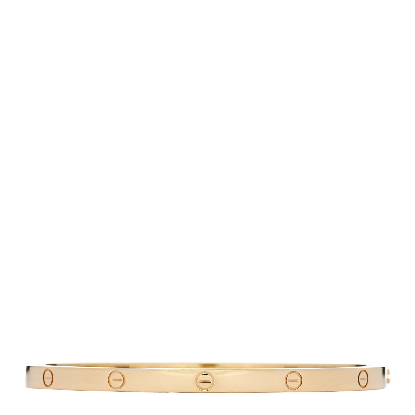 18K Yellow Gold Small LOVE Bracelet 16