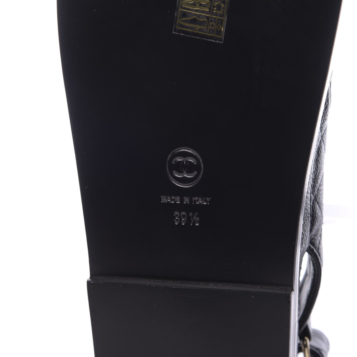 Grained Calfskin Velcro Dad Sandals 39.5 Black