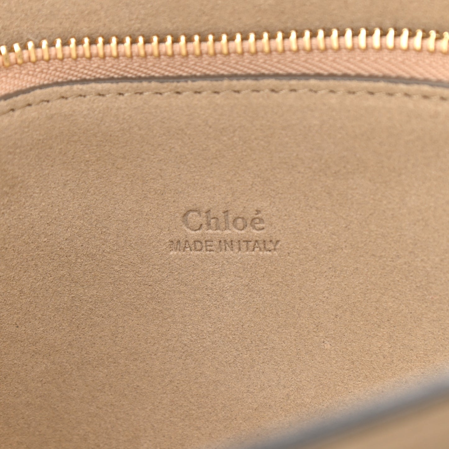 Suede Calfskin Medium Faye Shoulder Bag Pearl Beige