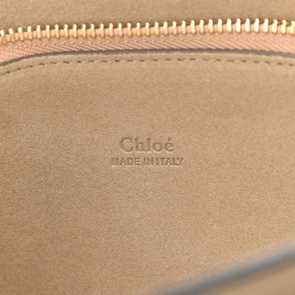 Chloe Suede Calfskin Medium Faye Shoulder Bag Pearl Beige 6 of 10