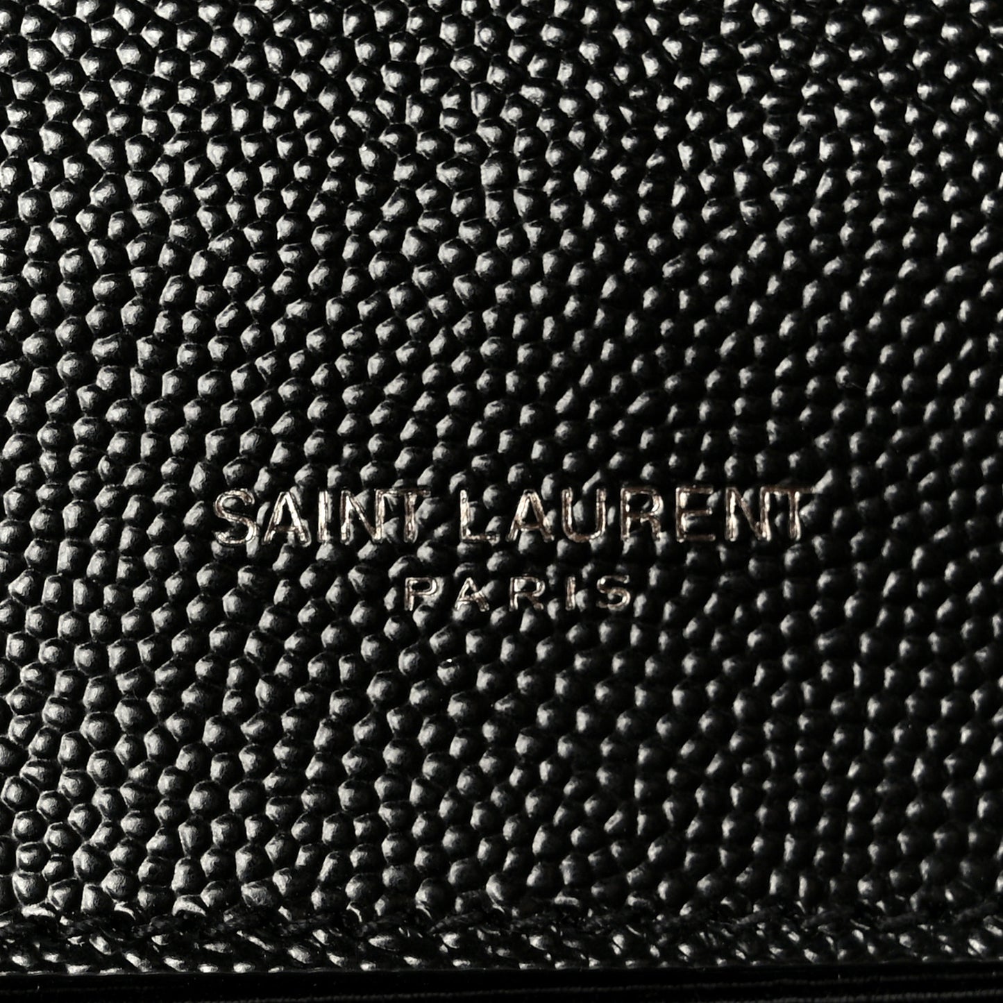 Grain De Poudre Textured Mixed Matelasse Triquilt Medium Monogram Monochrome Satchel Black